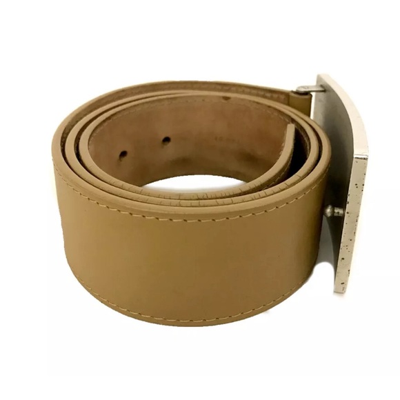 Authentic Louis Vuitton Ceinture Jeans Leather 80cm Mens Belt - Picture 3 of 8